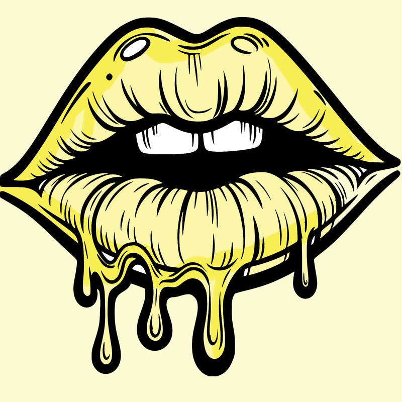 lips that look realistic and drip