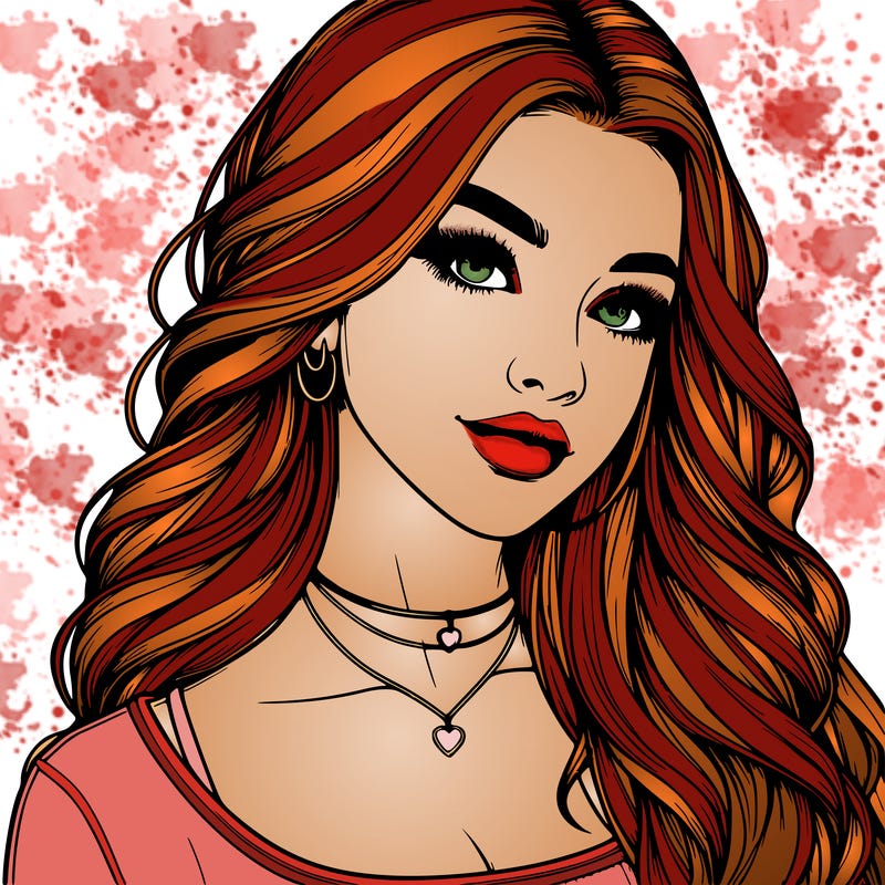 detailed realistic girl