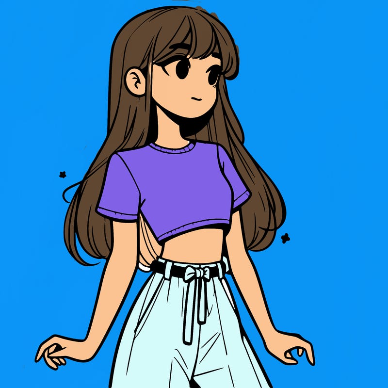 girl in a cute crop top