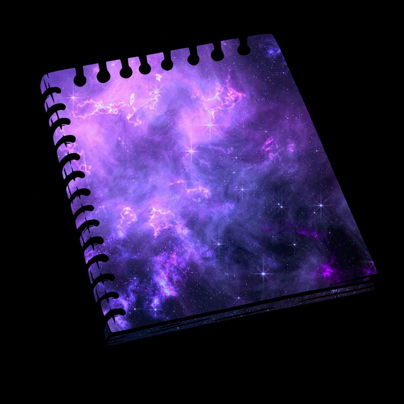 a blank sketch pad