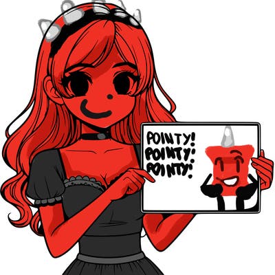 realistic pretty girl holding blank sign