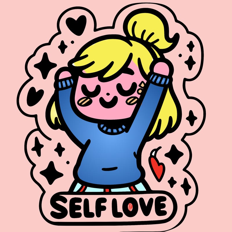 self-love sticker