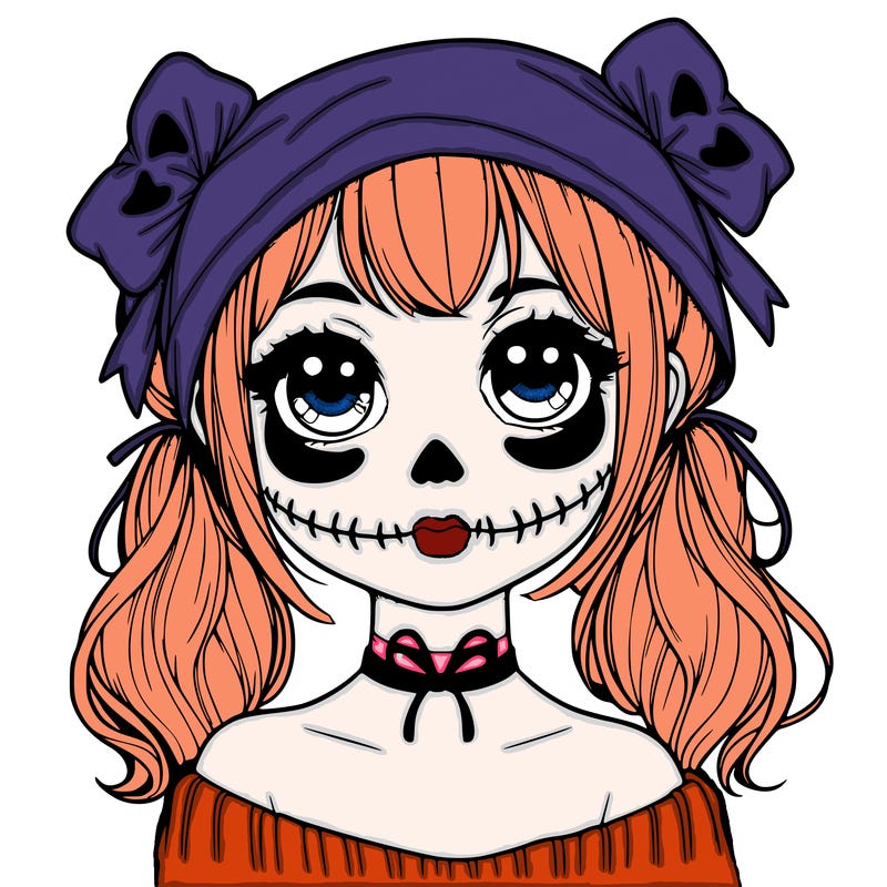 realistic girl halloween