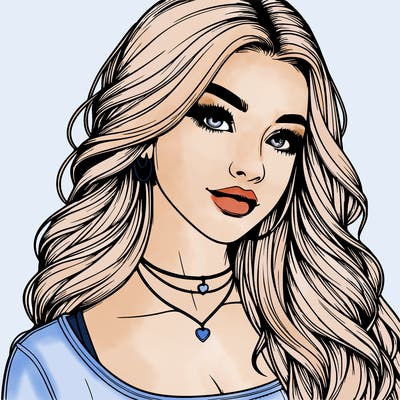 detailed realistic girl