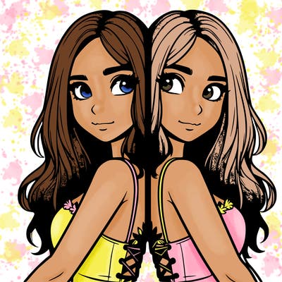 a realistic girl split