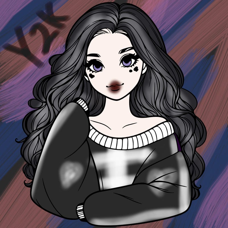 a beautiful girl in a big sweatshirt