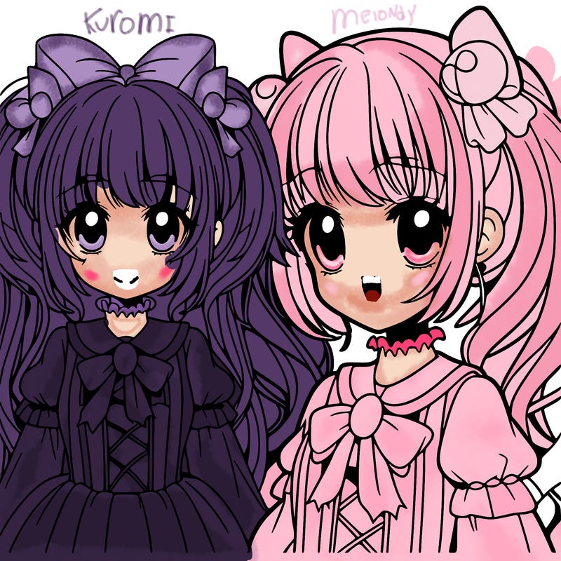 my melody as a anime girl