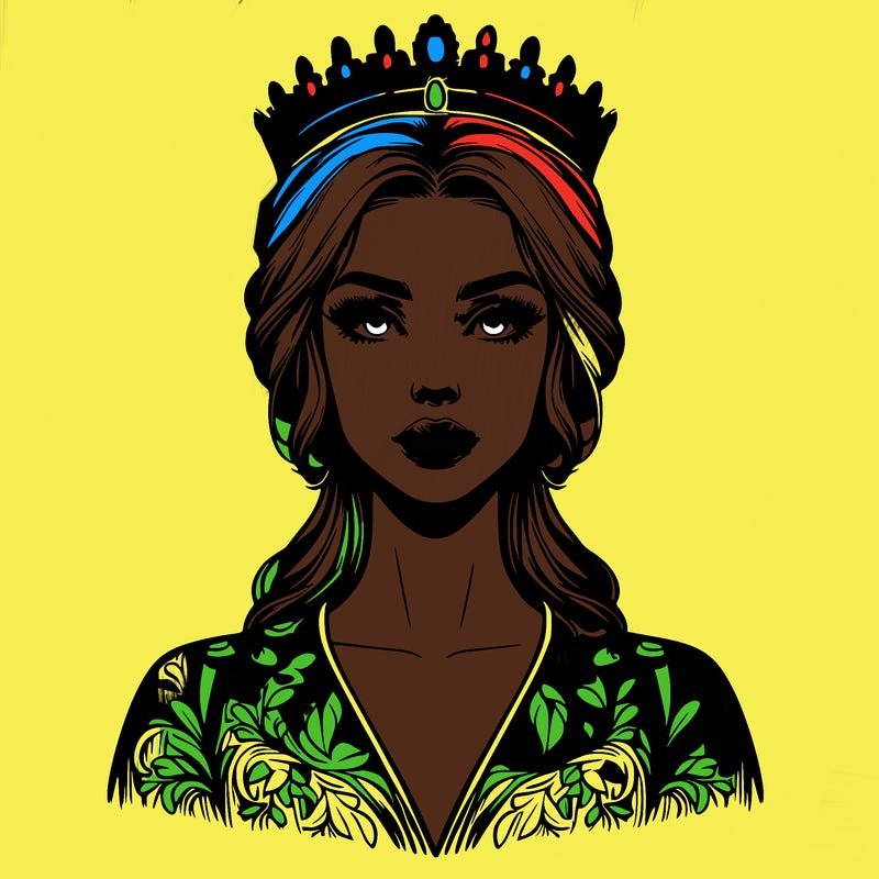 realistic beautiful queen