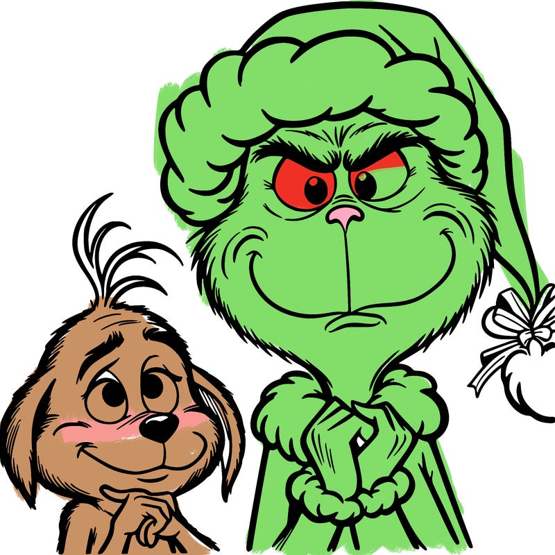 grinch with max
