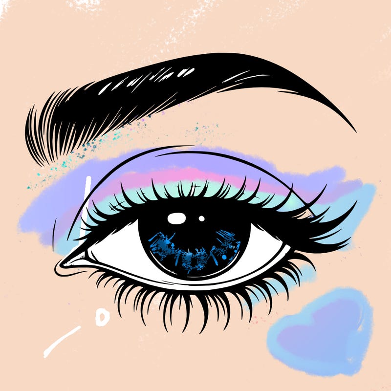 eye closed realistic