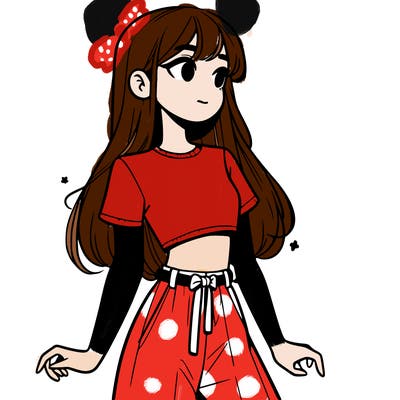 girl in a cute crop top