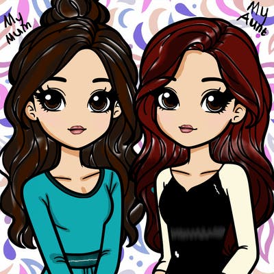 two pretty girls