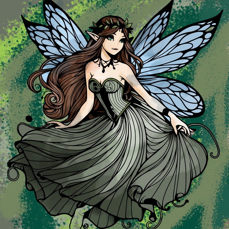 realistic mythical fairy