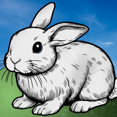 realistic bunny