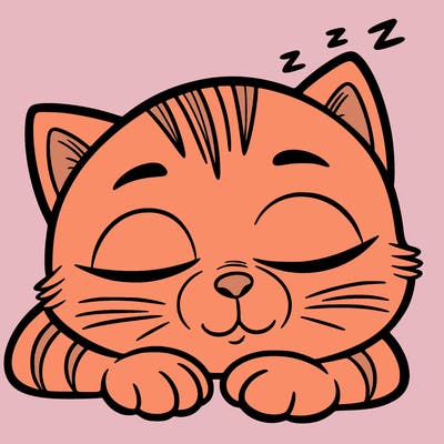 sleepy cat