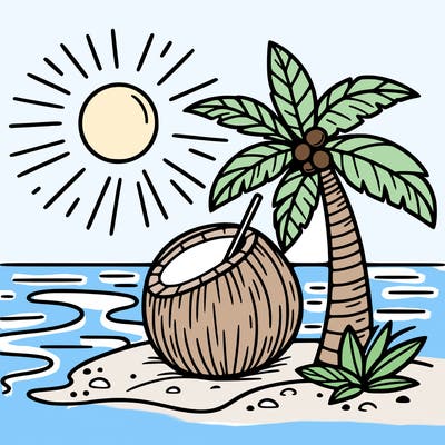 summer  coconut