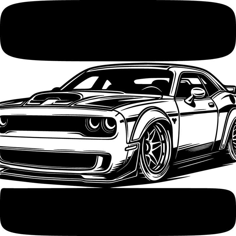 hellcat muscle car