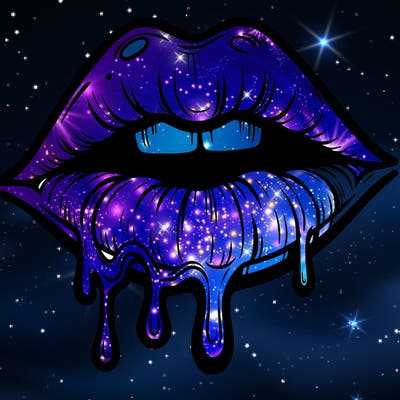 lips that look realistic and drip