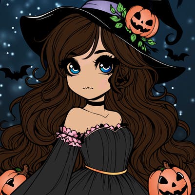 realistic girl halloween