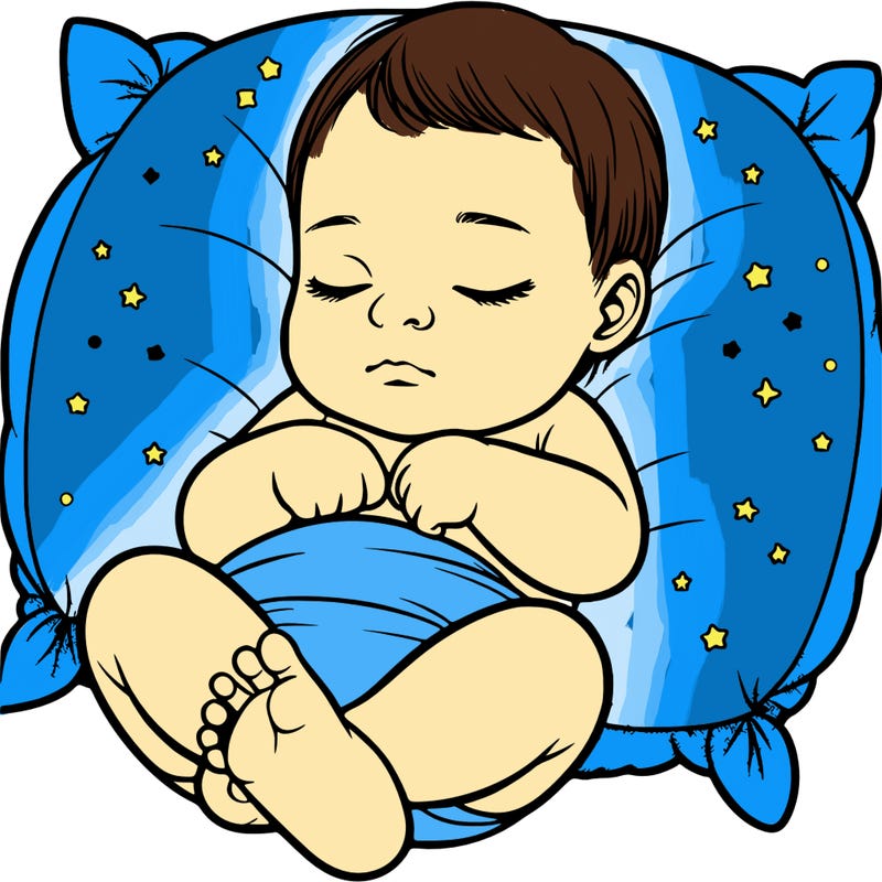 realistic sleeping baby