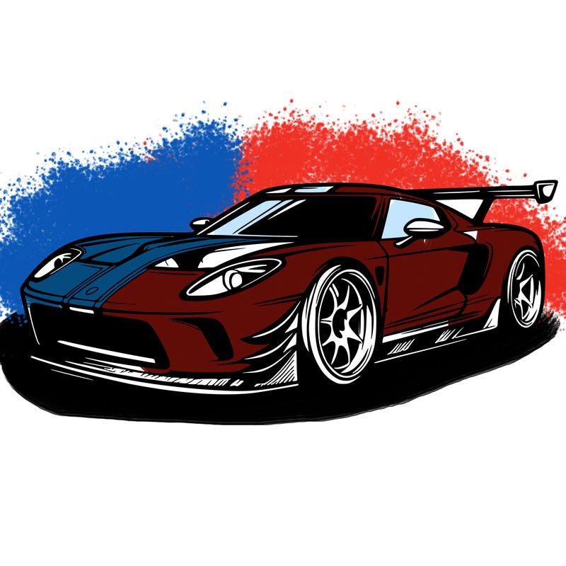 fast sports car