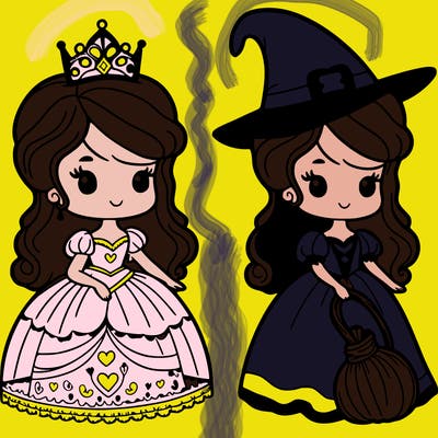 princess as a witch