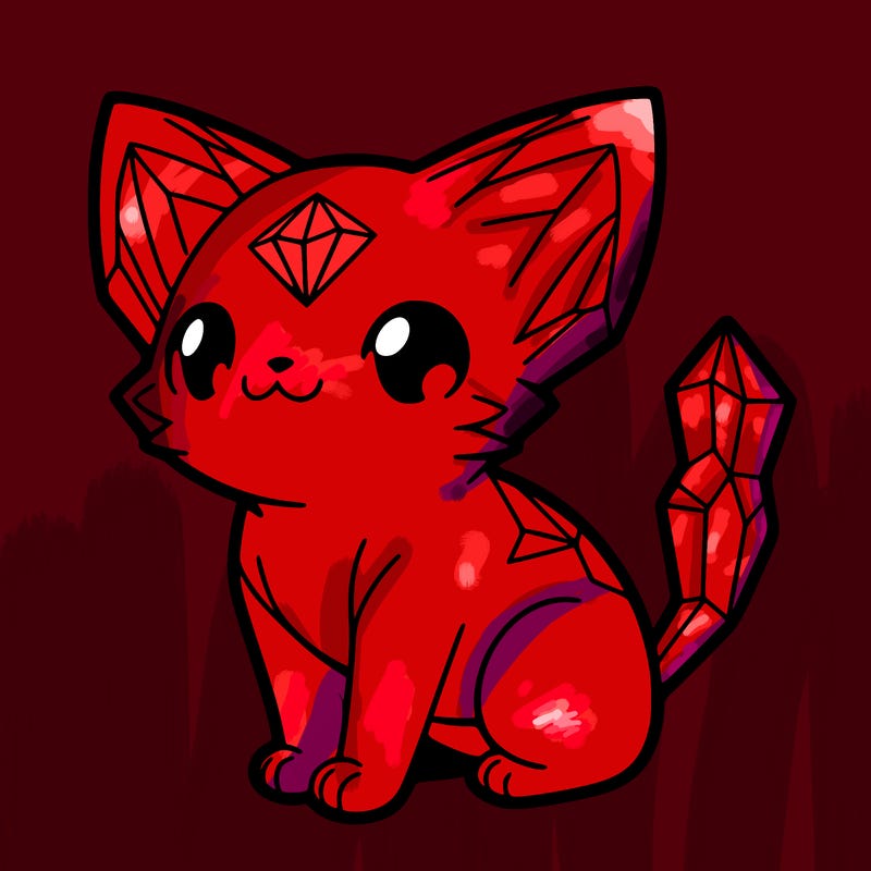 crystal kitten