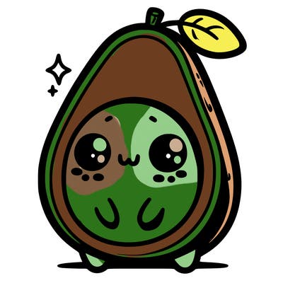 cute avocado