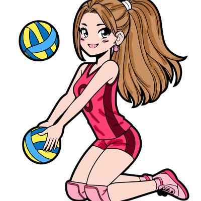 volleyball girl
