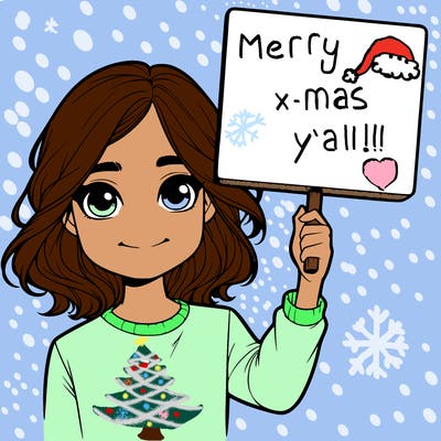 realistic girl holding up a sign