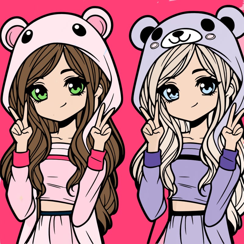 teen girl in animal costume