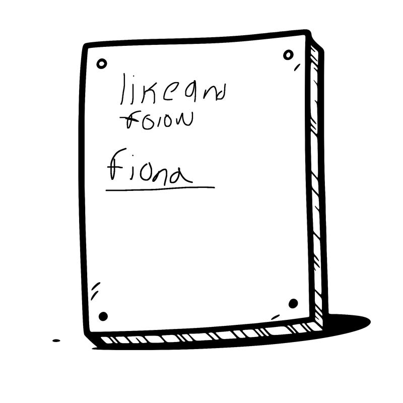 plain pice of papper