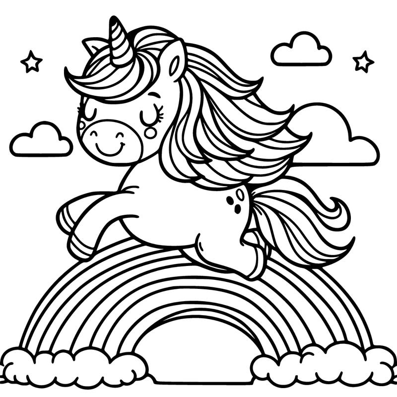 over the rainbow unicorn