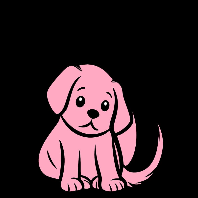 a puppy that says 5 like maybe