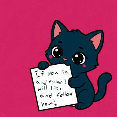 a small cat with a blank sheet of paper in its hand. the cat is sooooooo cute!