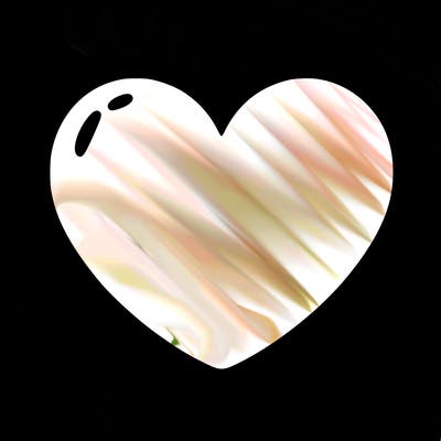 a blank heart