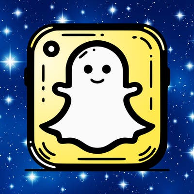 snap chat the app symbol
