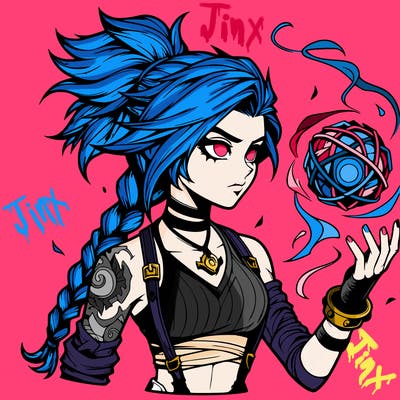 realistic jinx arcane