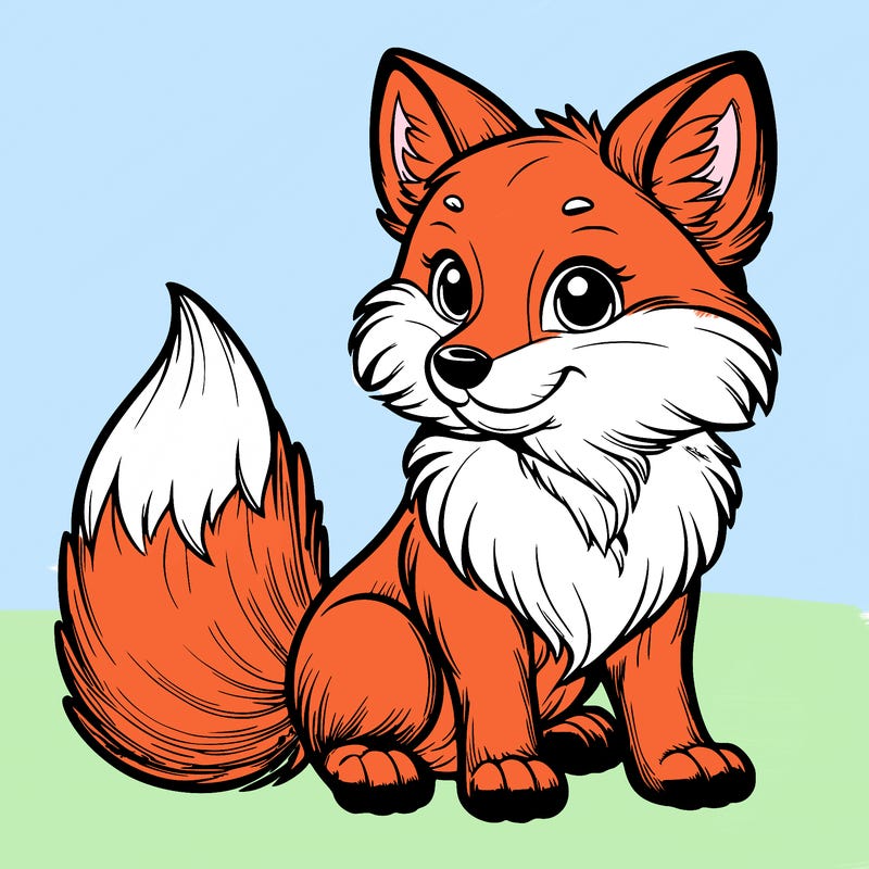 realistic fox