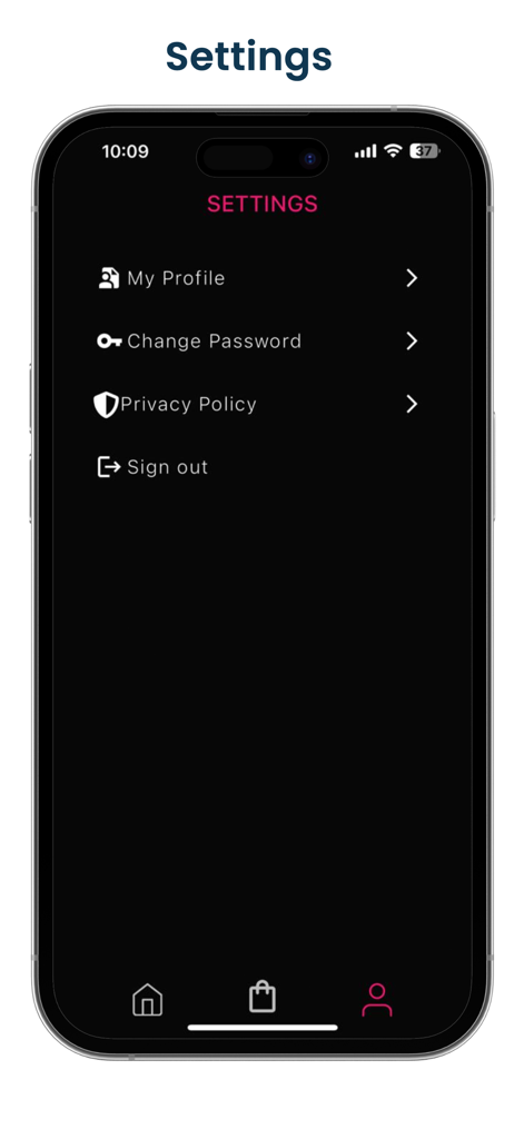 Pantalla de configuración de la aplicación de entrenamiento de fútbol One Of Eleven