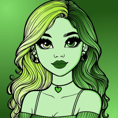 realistic pretty girl