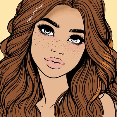 beautiful realistic girl