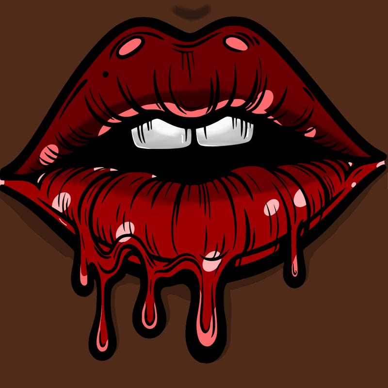 lips that look realistic and drip