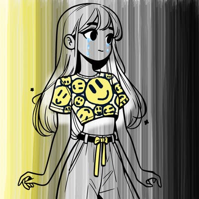 girl in a cute crop top