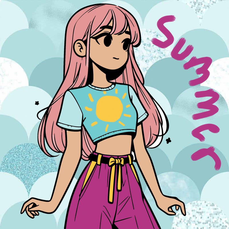 girl in a cute crop top