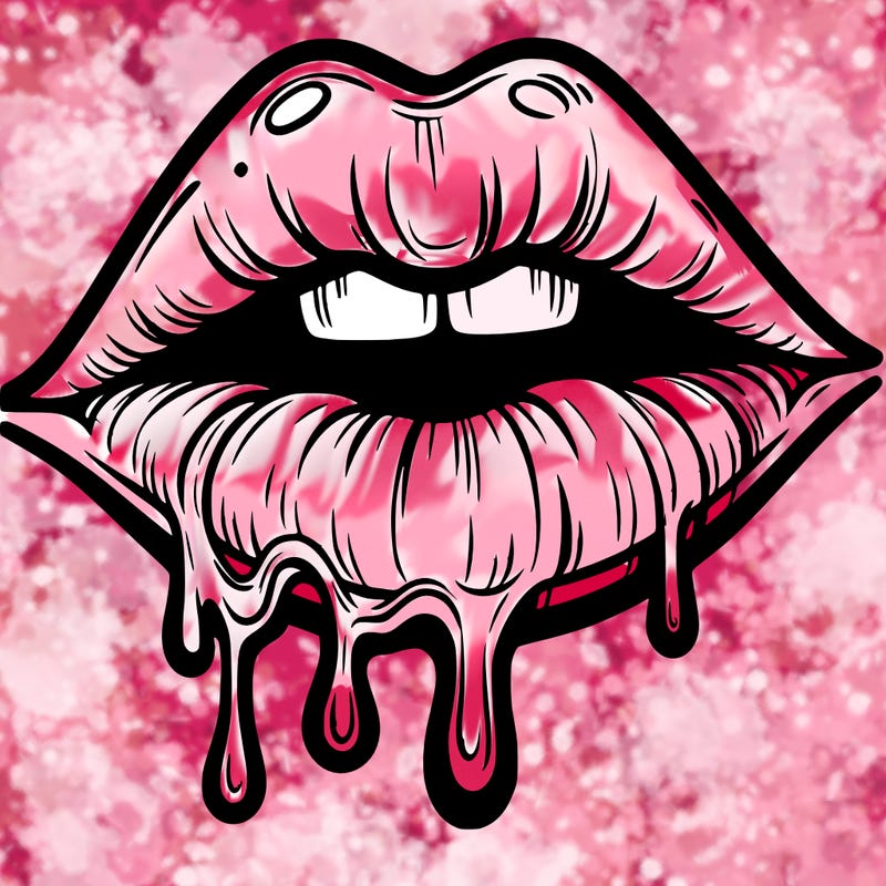 lips that look realistic and drip