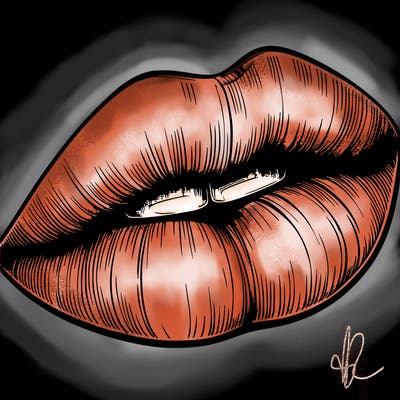 realistic lips