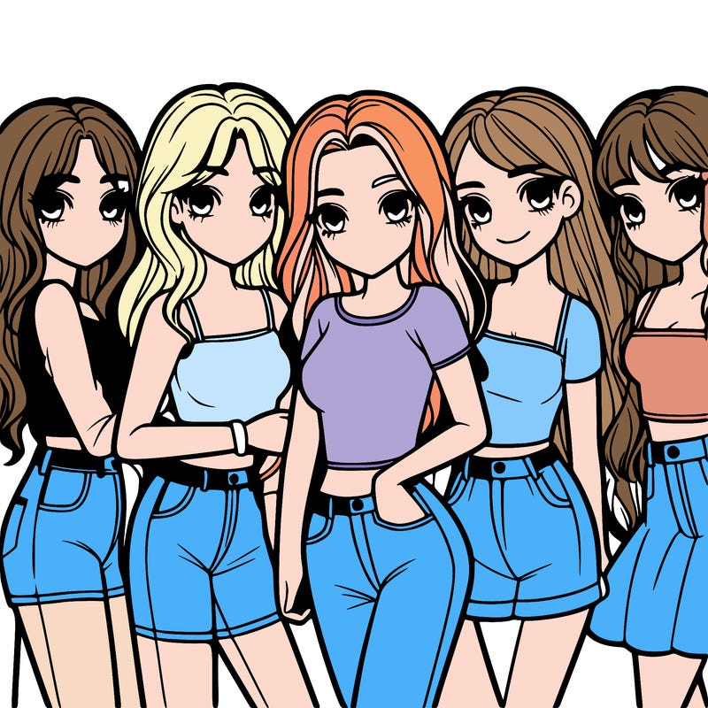 group of girls