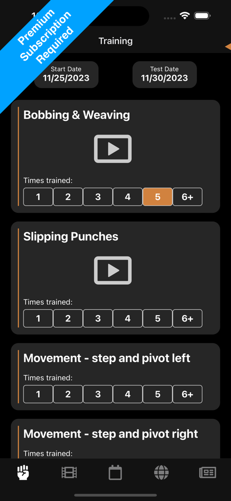 Krav Maga Pro - Krav Maga Pro app training dashboard displaying defensive techniques and progress tracking