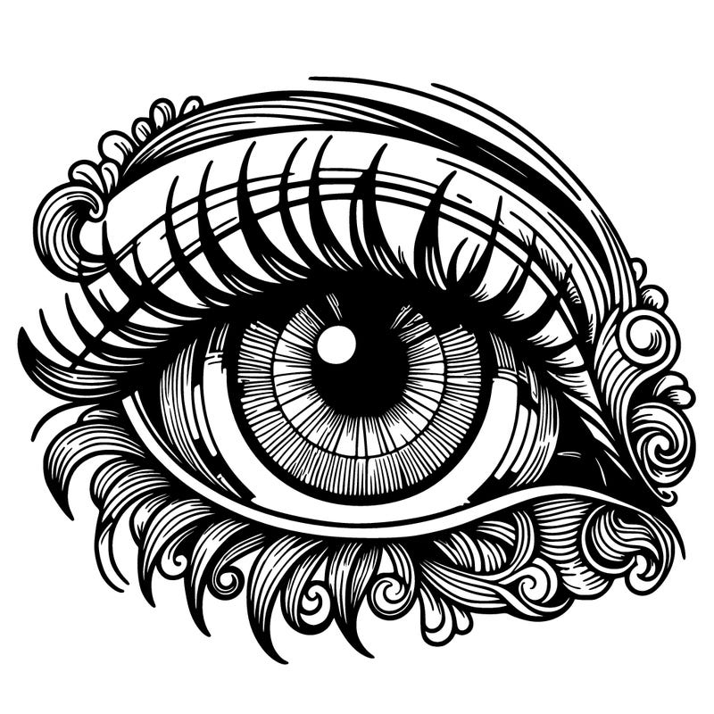 detaylı ve muhteşem bir göz